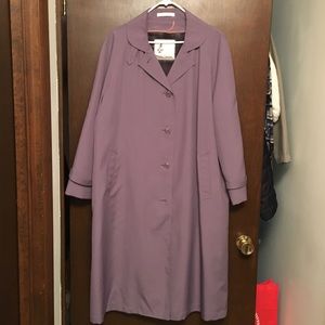 Purple Misty Harbor Trench Coat in Great Condition